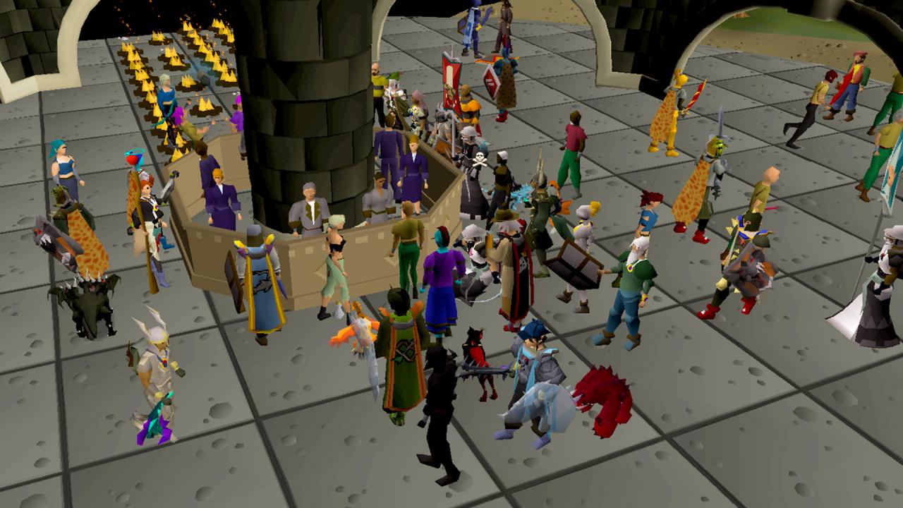 Three combat classes of RuneScape