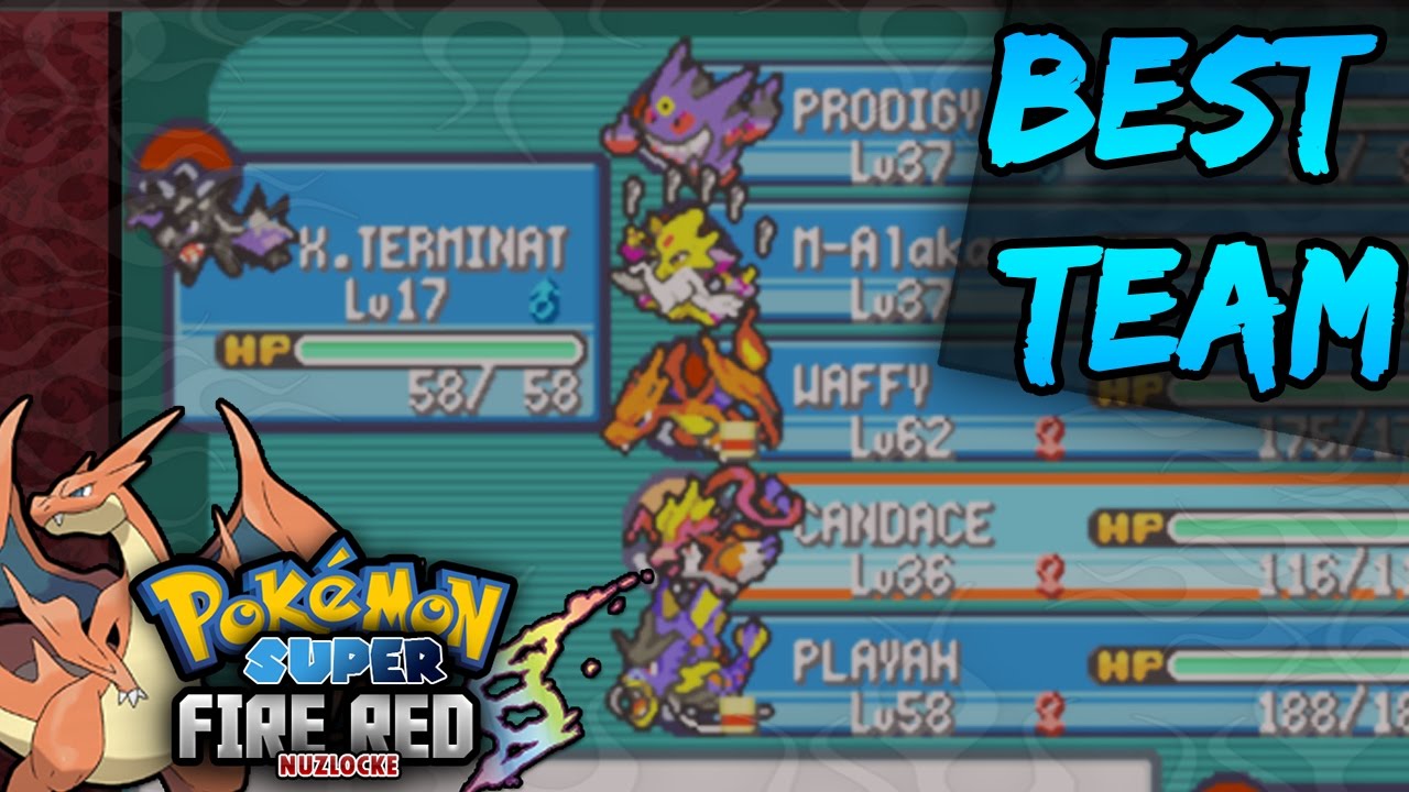What is the best team in Pokemon Fire Red?
