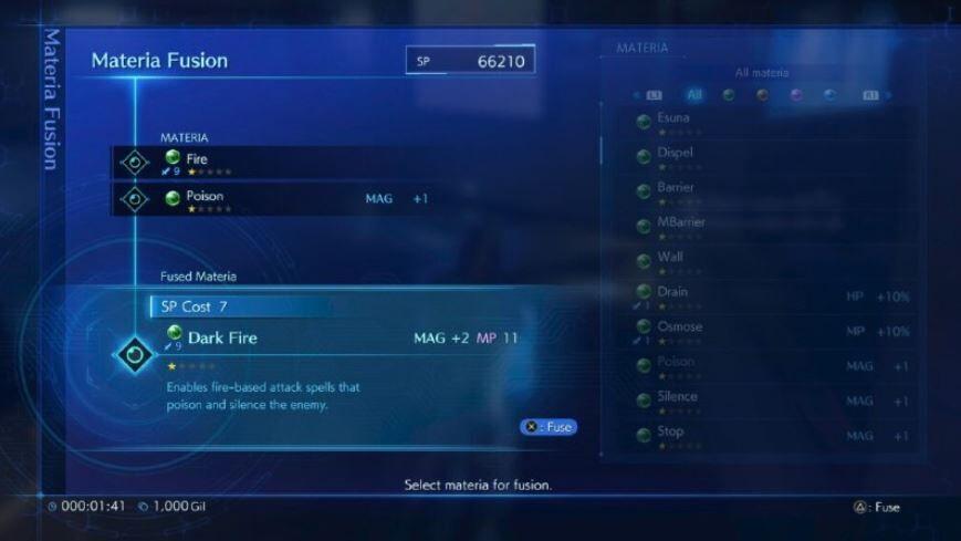Crisis Core Materia Fusion List & Tips - VeryAli Gaming