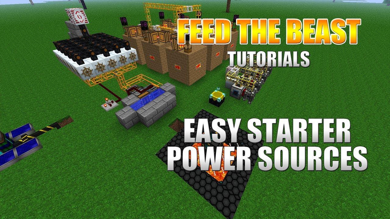 Feed The Beast :: Best Starter Power Sources! - YouTube